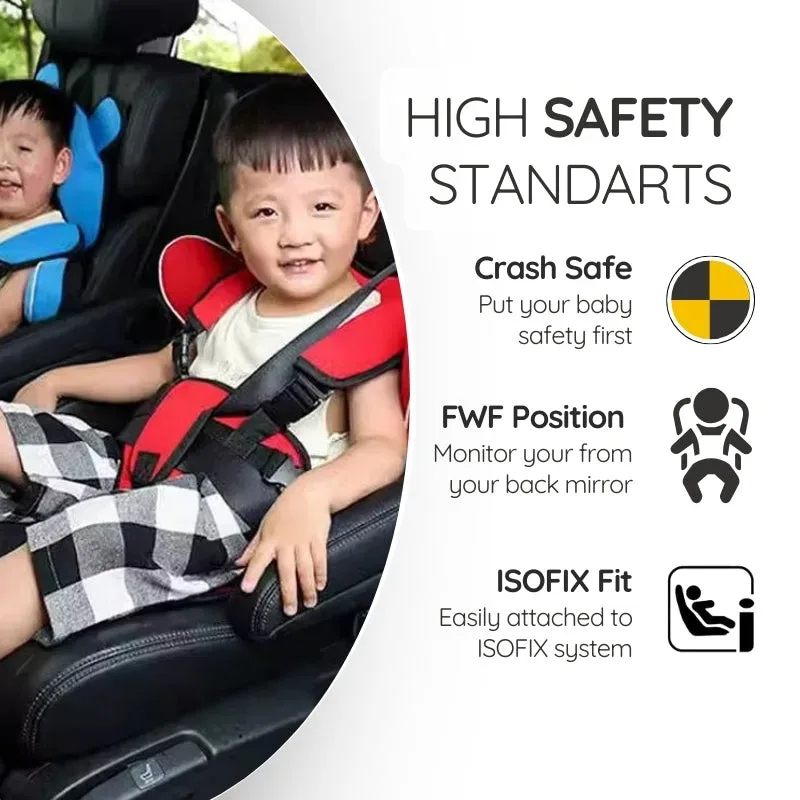 Child Baby Car Protection Cushion Seat Bear - Orange β photo 2