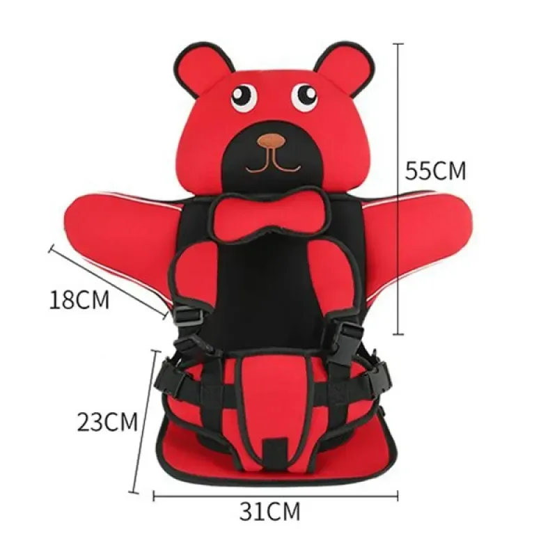 Child Baby Car Protection Cushion Seat Bear - Blue β photo 7