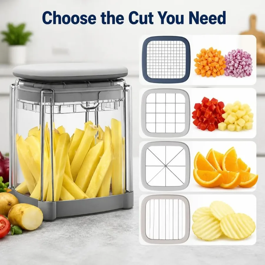 3 in 1 Manual Vegetable Chopper & Potato Cutter — photo 3