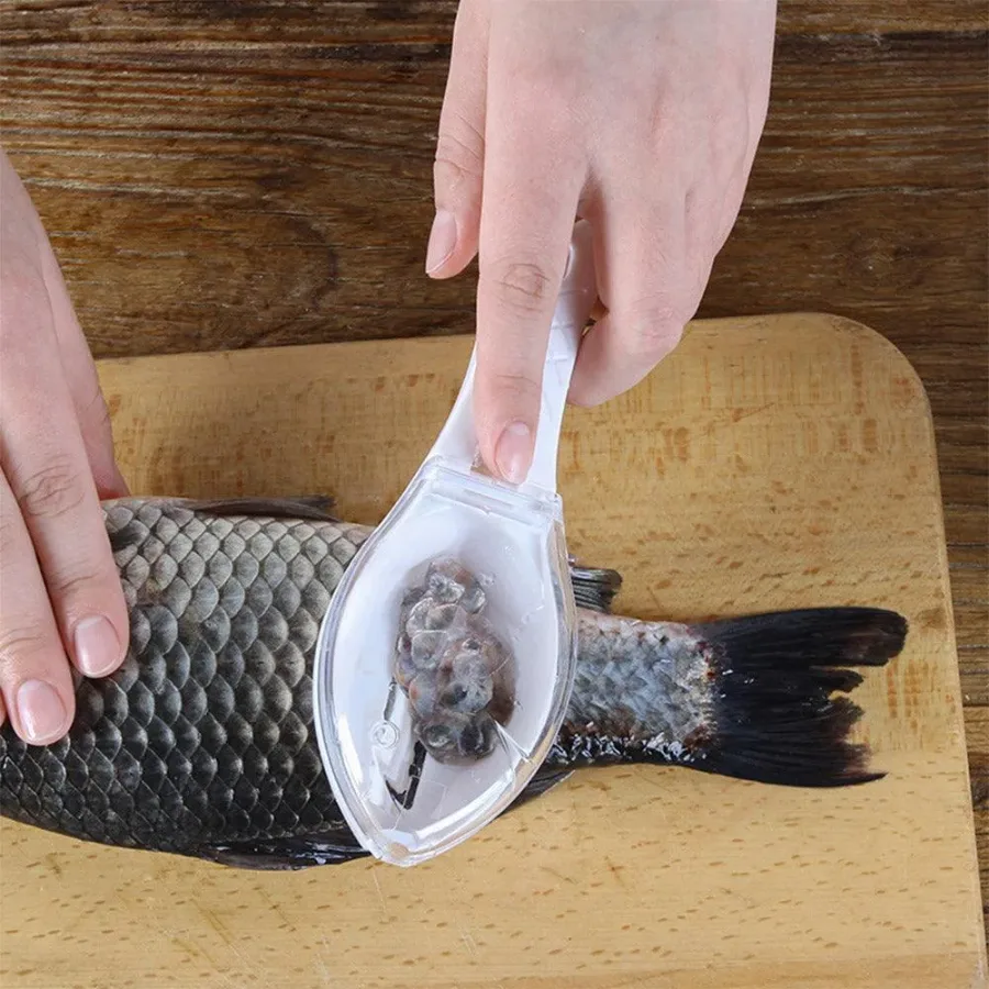 Plastic Fish Scaler - Light-Grey β photo 2