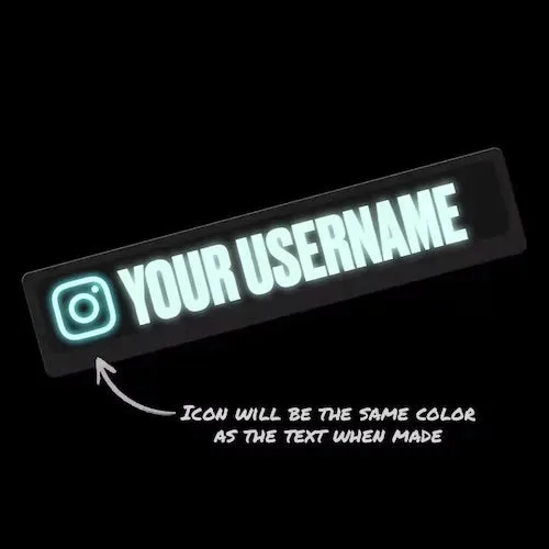 Car Led Panel Wanted Or Instagram Logo - Wanted Led Panel — photo 4