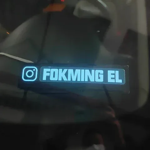 Car Led Panel Wanted Or Instagram Logo - Wanted Led Panel — photo 5