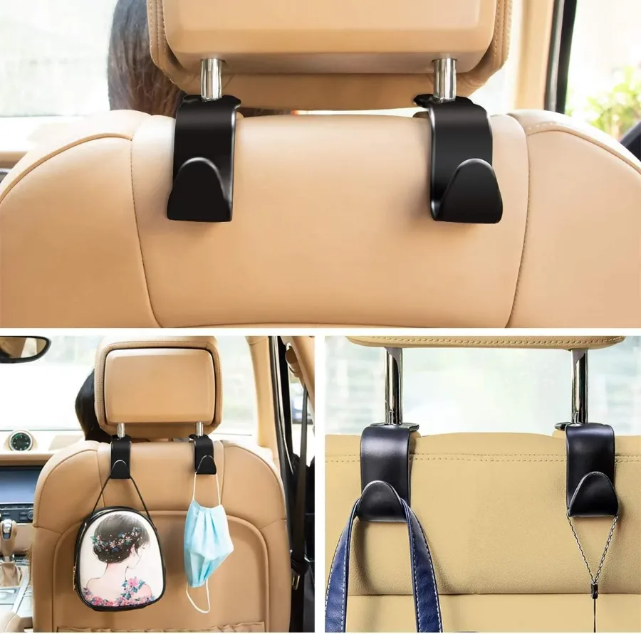 Car Seat Headrest Hooks Hanger 1PCS - 4 pcs β photo 2
