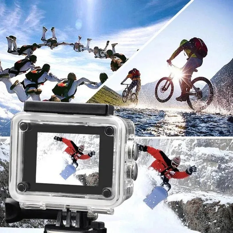 HD Waterproof Sport Action Camera 1080P/60FPS WiFi 2.0" 170D - Blue — photo 6
