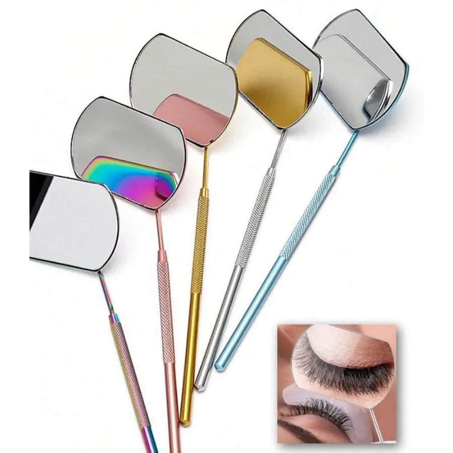 Stainless Steel Eyelash Mirrors - colorful