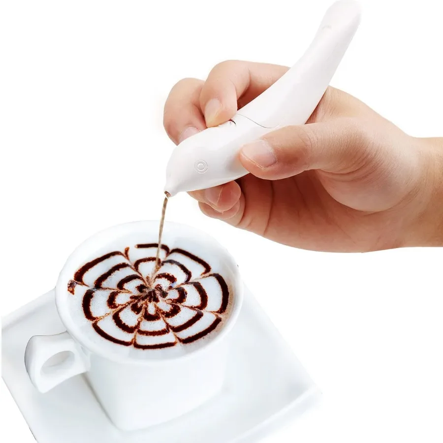 Spice Pen for Electrical Coffee Art for Latte - Green β photo 4