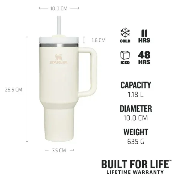 The Quencher H2.0 Flowstate™ Tumbler Stanley Cup - Dark Green No Straw — photo 5