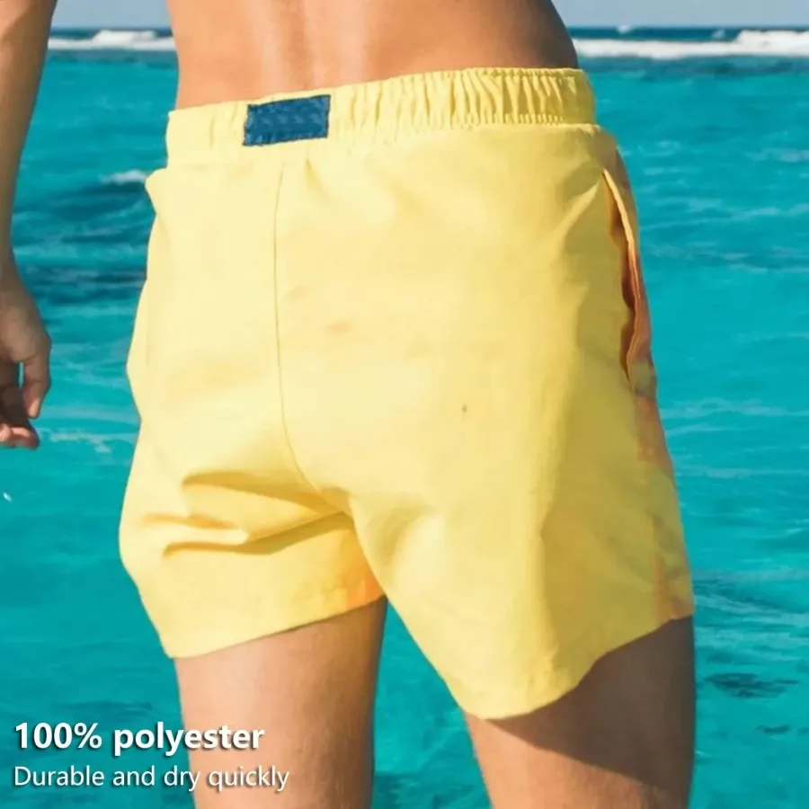 Color Changing Swimming Trunks for Men - Orange / S β photo 3