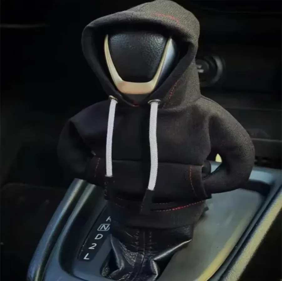 Mini Hoodie Car Gear Shift Cover Manual - Pink β photo 2