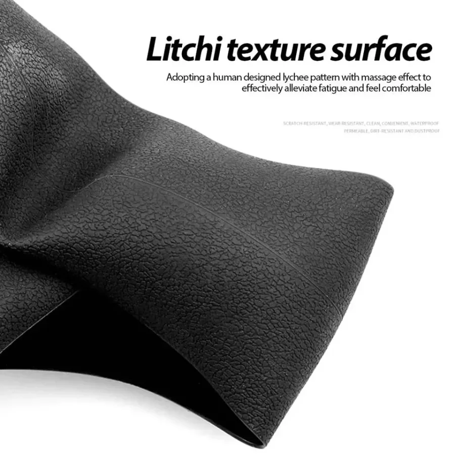 Universal Solid Color Anti-slip Silicone Car Steering Wheel Protective Cover - Dark blue โ photo 4