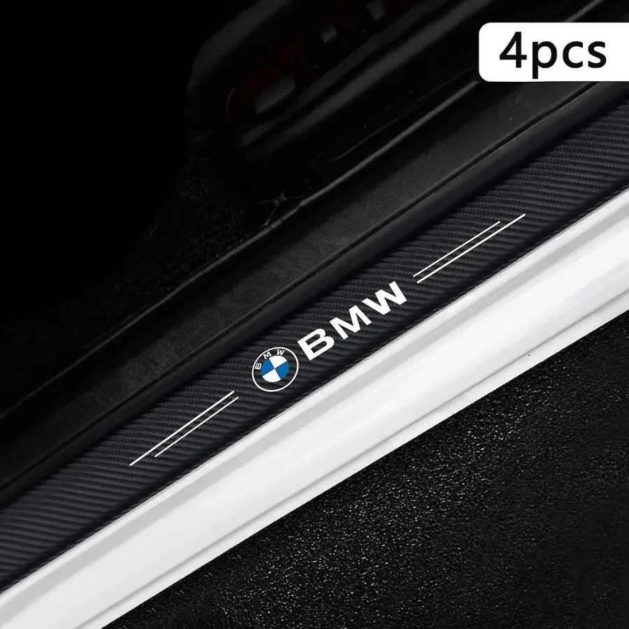4 Pcs Car Door Logo Stickers Carbon Fiber - Infiniti — photo 2