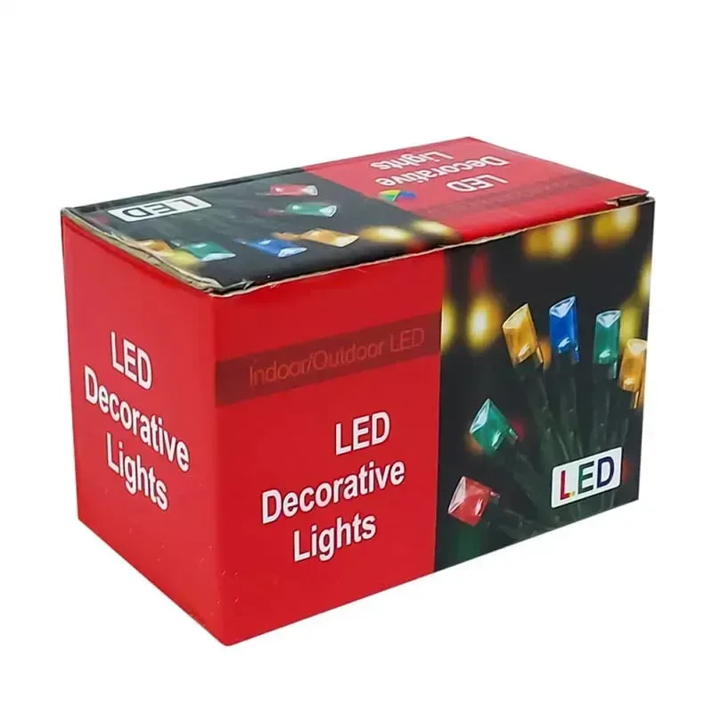 CHRISTMAS TREE LED DECORATIVE LIGHTS 100-200-400-500 Led - Colorful Color 200 Led 6.5 Meter β photo 7
