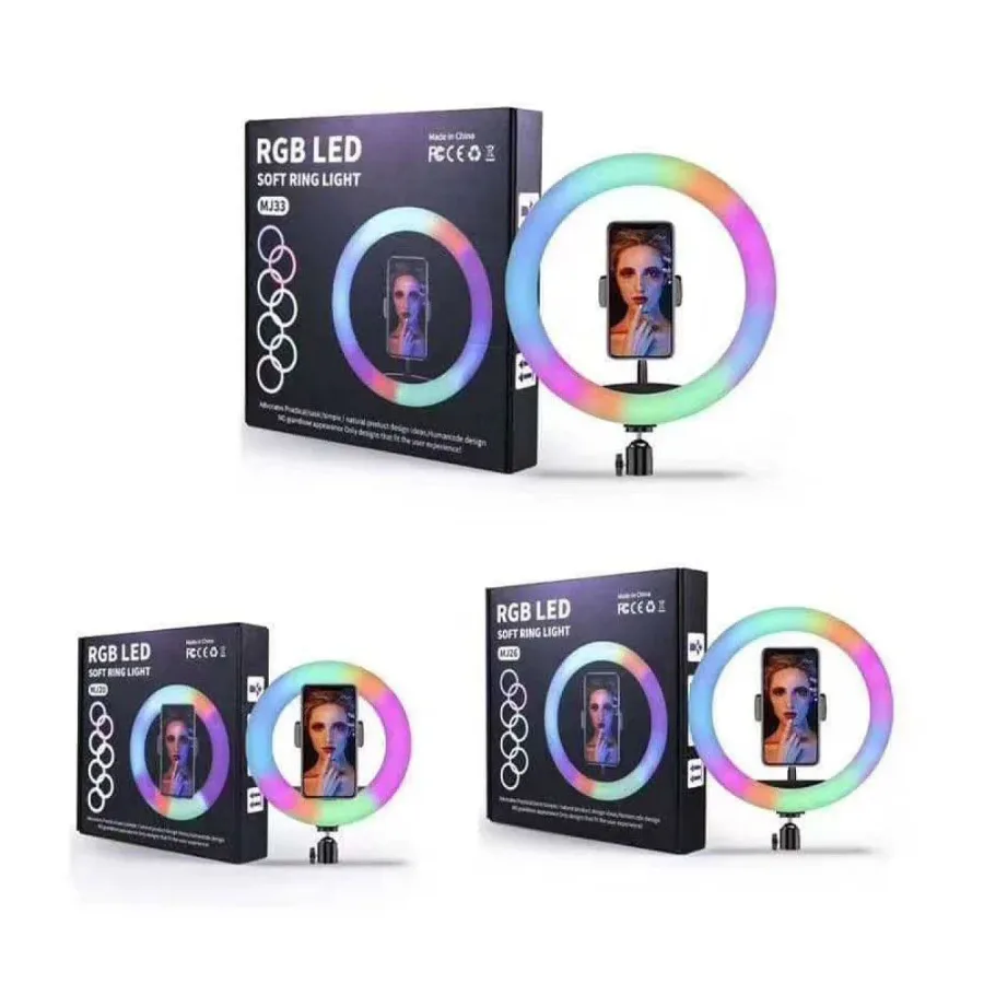 RGB Ring Light With 2.1 Meter Tripod - Rgb Ring Light 45cm With 2.1 Meter Tripo — photo 4