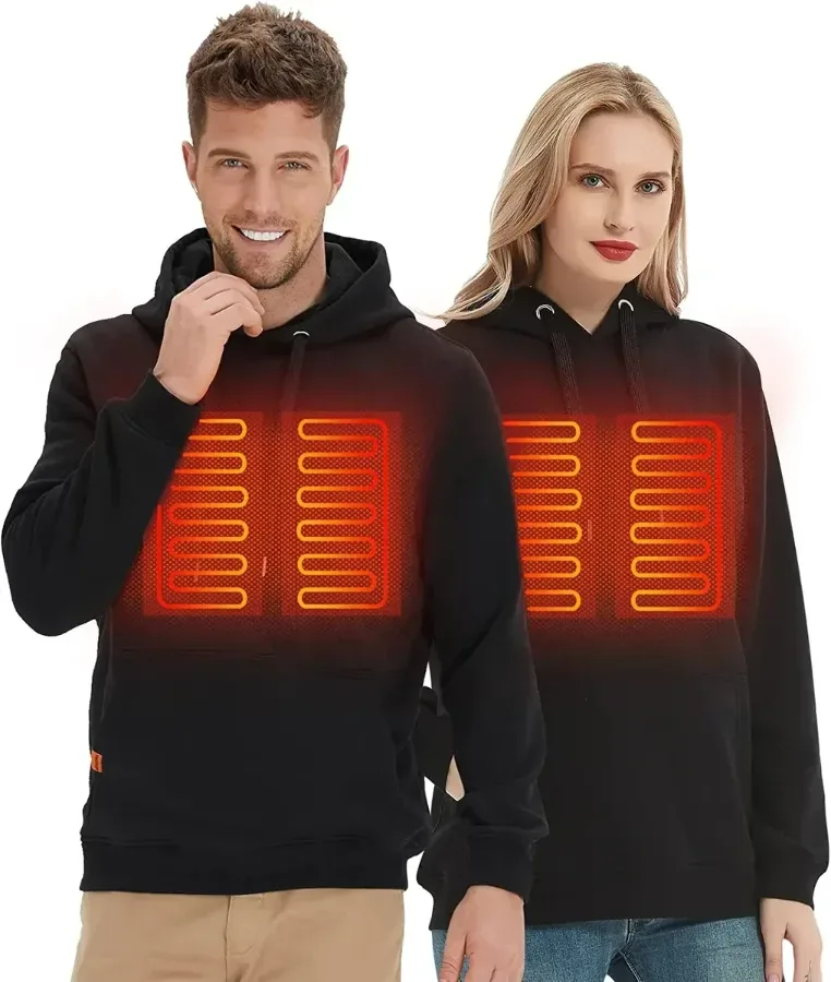Self-Heating Hoodies for Men Women - Grey / L — photo 6