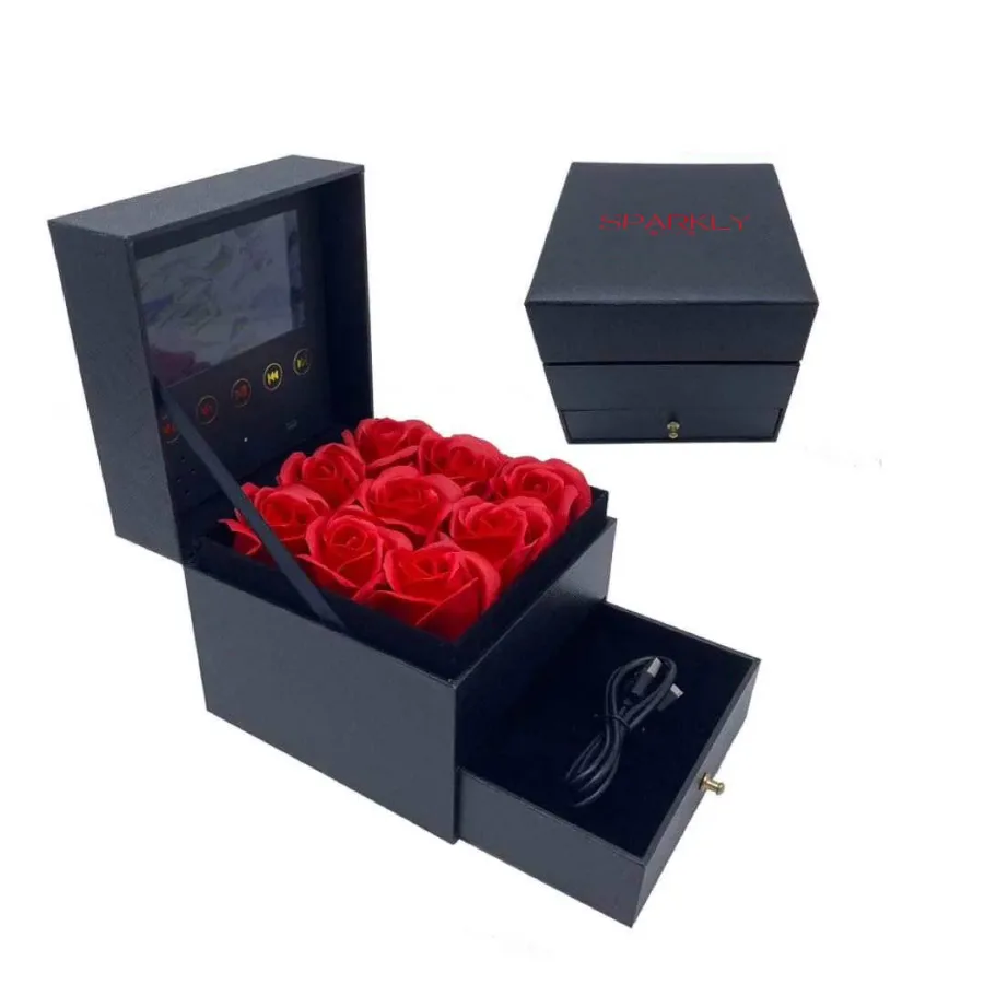 Video Box With 9 Eternal roses β photo 5