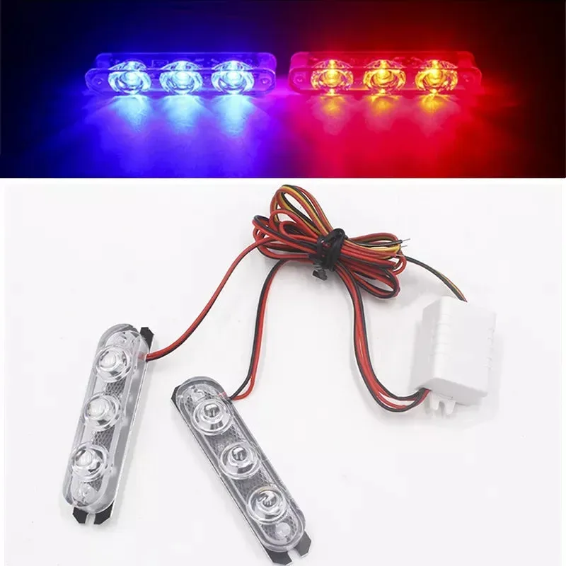 Car Police Strobe Lights Flashers 3 Led Stobe Lights For All Colors β photo 2
