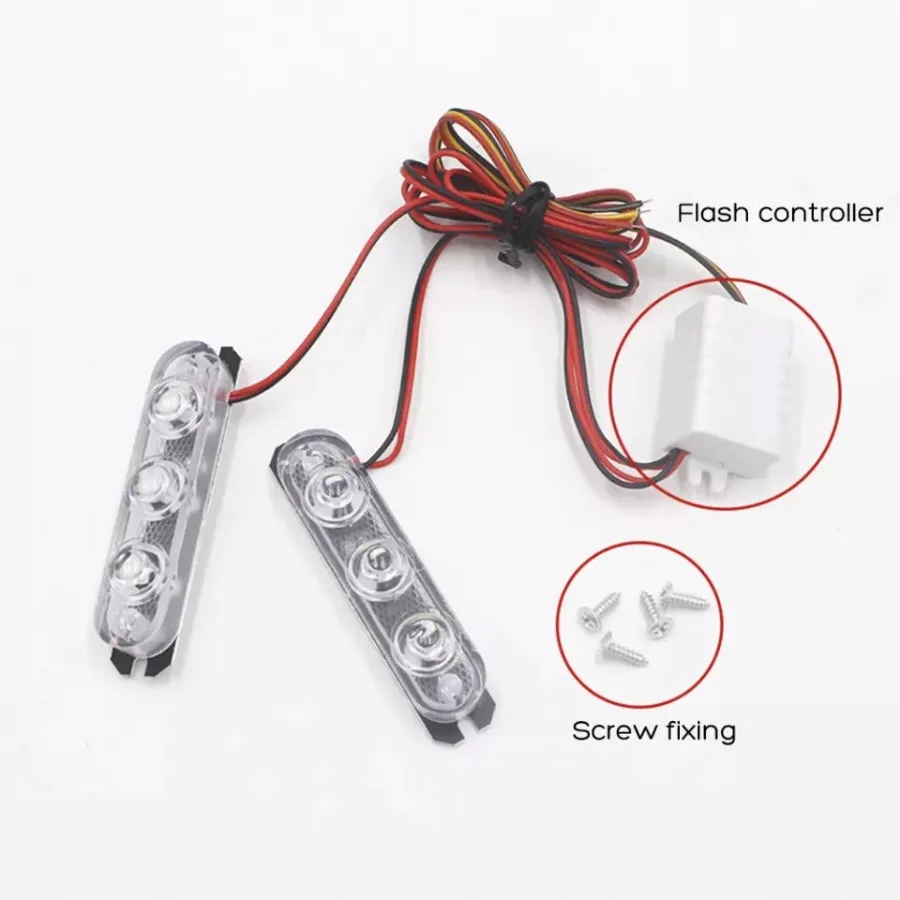 Car Police Strobe Lights Flashers 3 Led Stobe Lights For All Colors β photo 3