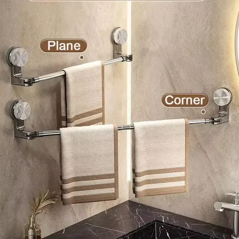 Rotating Retractable Suction Hook Bathroom Hanger Organiser β photo 3