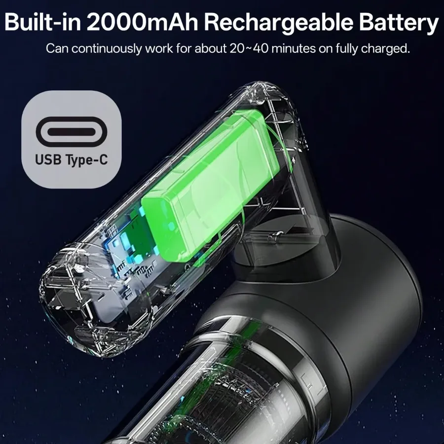 5 in 1 Cordless Window Vacuum Cleaner Set 2000mAh β photo 5