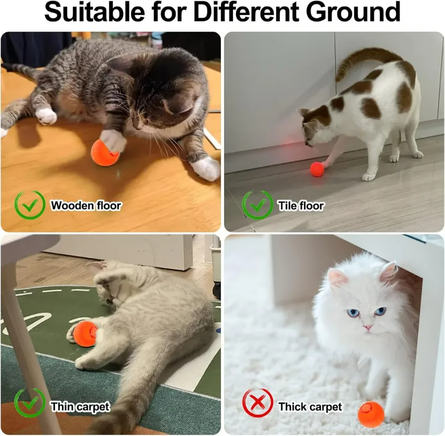 Small Bouncing Ball For Pets Gadget Play — photo 2