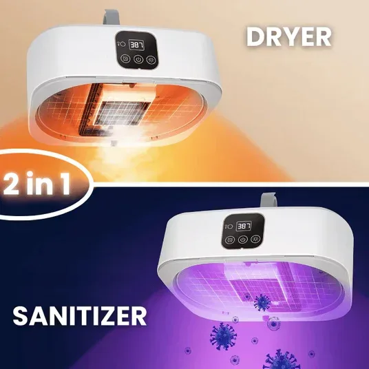 Foldable Electric Clothes Dryer Heater & Sanitizer β photo 4