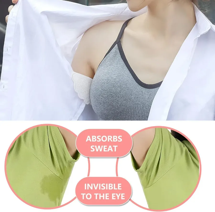 Disposable Underarm Sweat Pads, Odor-Blocking Protection β photo 5