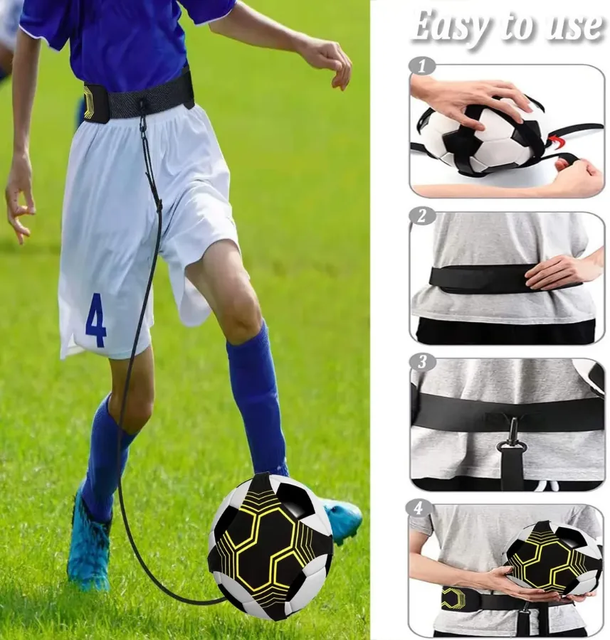 Football Kick Trainer Soccer Training Waist Belt Adjustable — photo 4