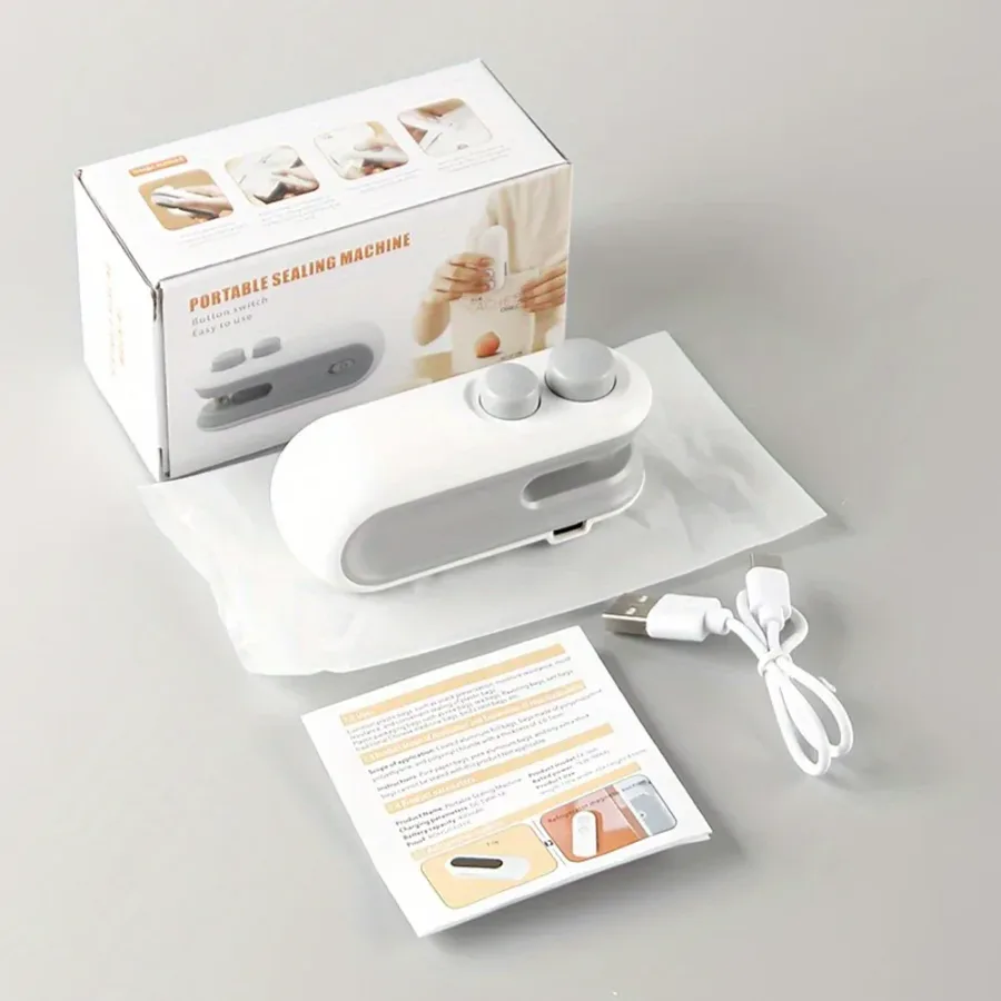 Mini Bag Hand Sealer Rechargeable For Plastic Bags — photo 2