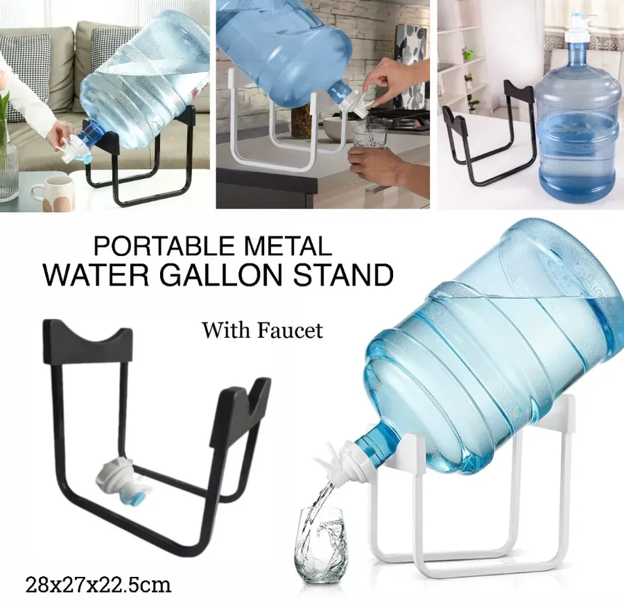 Portable Water Gallon Stand with Faucet — photo 3
