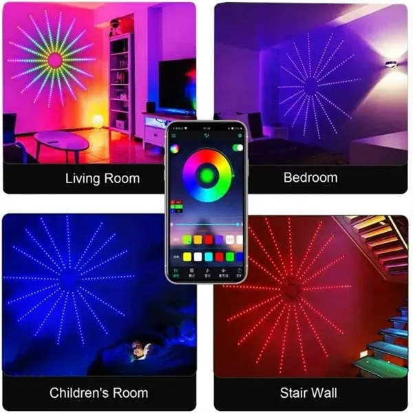 LED Fire Work Strip Lights App And Remote Control β photo 2