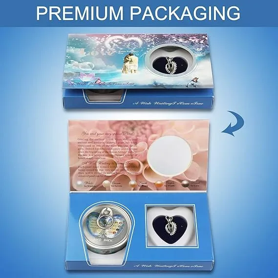 Wish Pearl Necklace Kit,Mysterious Oyster Pearl Gift Set — photo 2