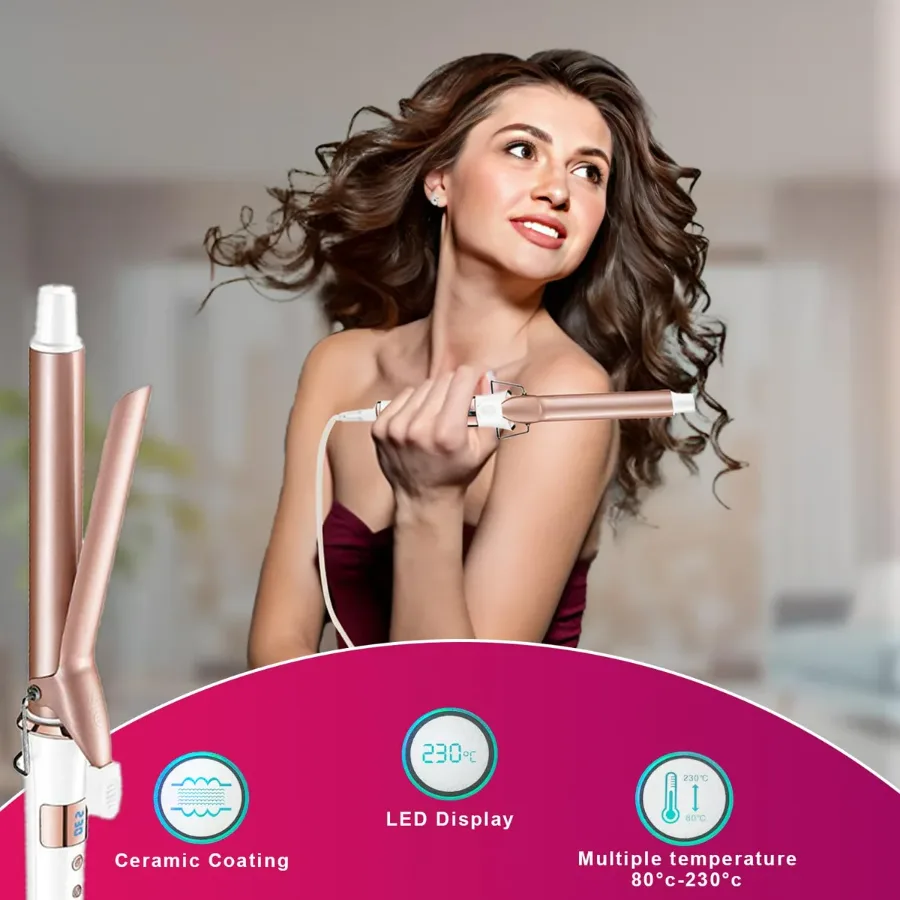 VGR Professional Hair Curling Iron Wand β photo 3