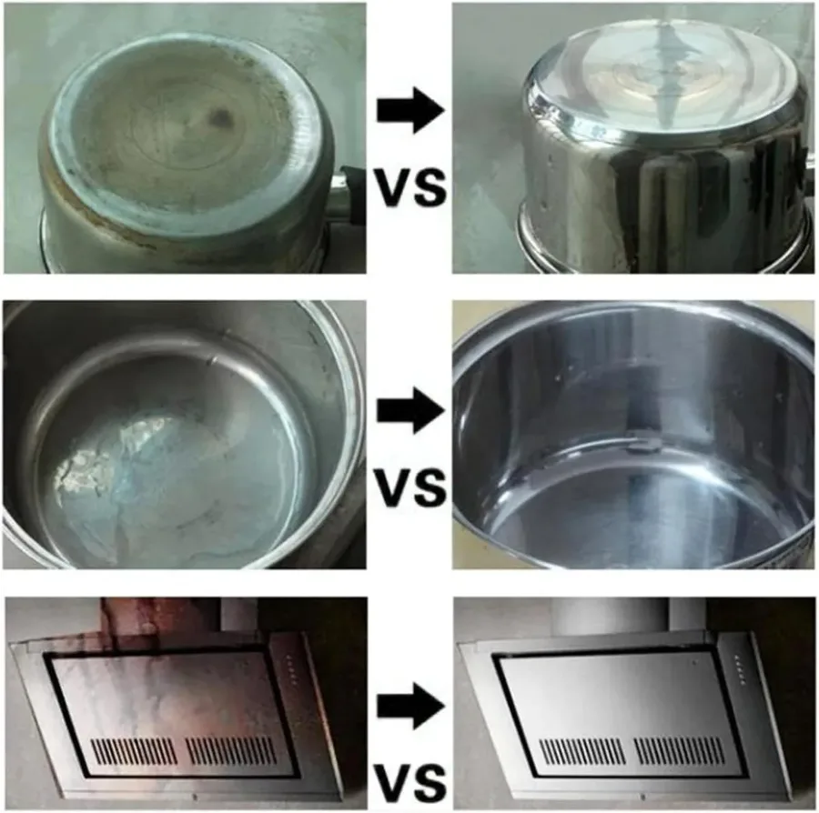 Stainless Steel Cleaning Paste 500g, Powerful Cookware Rust Removal Cleaning Paste β photo 5