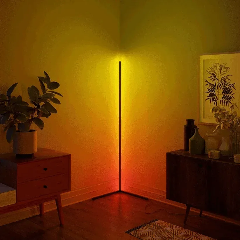 Smart RGB LED Corner Lamp Remote & Phone App Control β photo 2