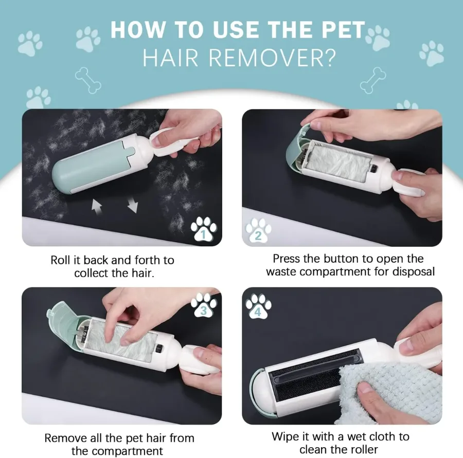 Reusable Pet Hair Remover Roller — photo 3