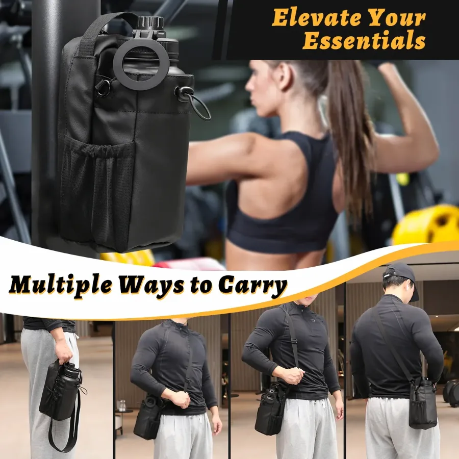 Magnetic Gym Bag With Water Bottle Holder — photo 5