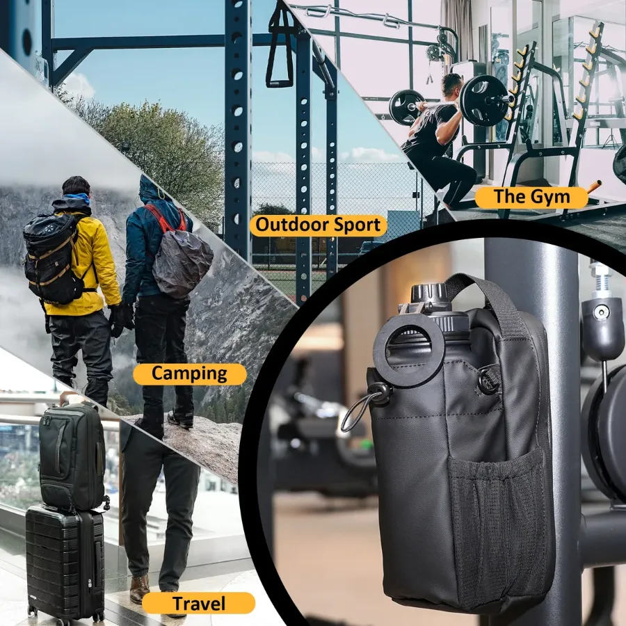 Magnetic Gym Bag With Water Bottle Holder — photo 7