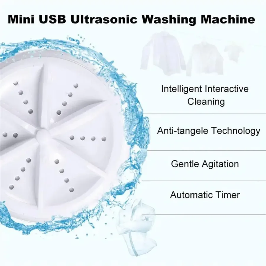 Newtic Ultrasonic Turbine Mini Washing Machine — photo 5