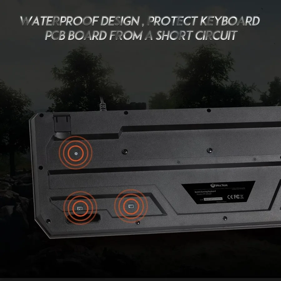 MEETION Wired RGB Gaming Keyboard MT-K9320 — photo 8