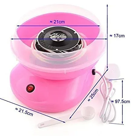 Plastic Electric Cotton Candy Machine Floss Carnival (Pink) β photo 4