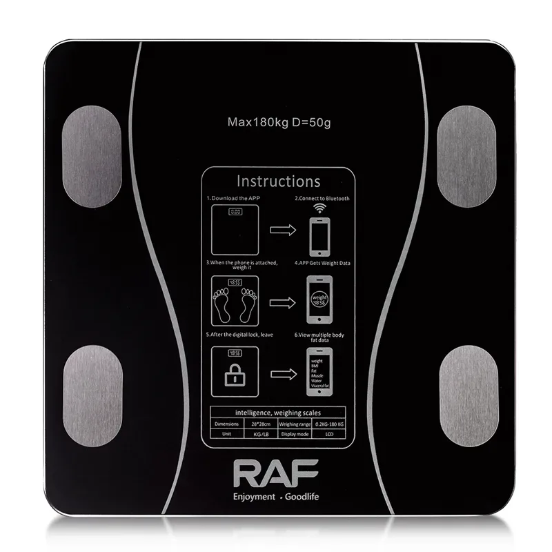 RAF Electronic Floor Scale, Maximum 180 kg β photo 4