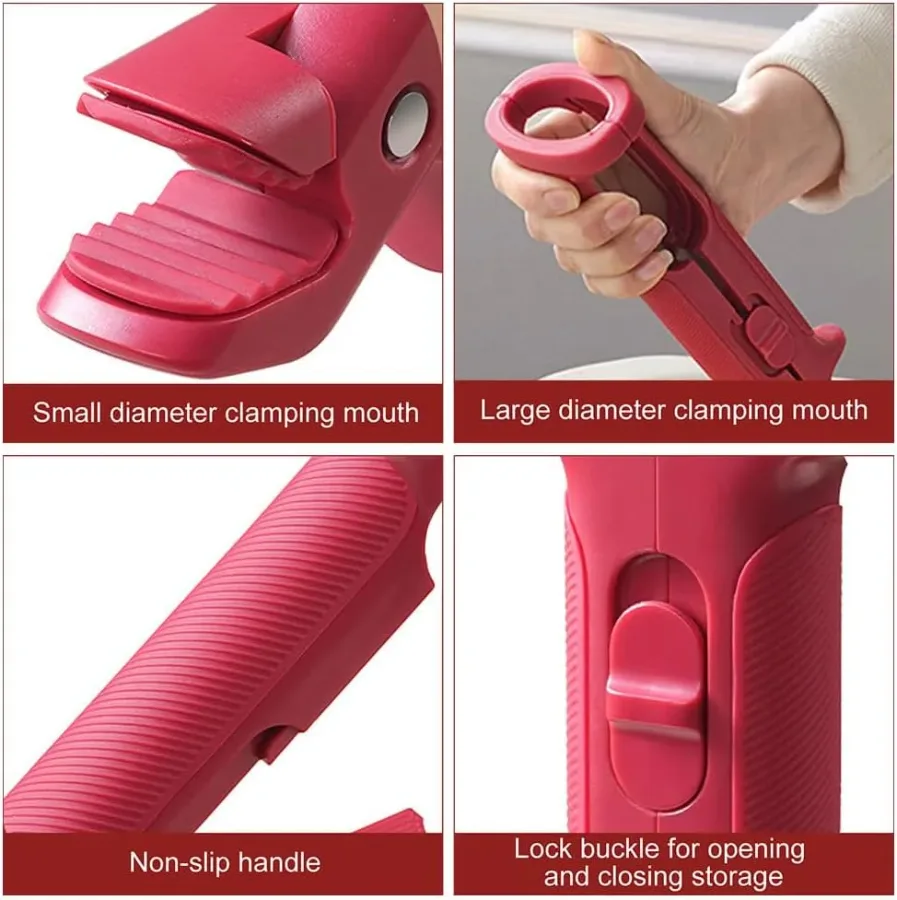 Anti-Scald Bowl Clip, Double-head Hot Dish Plate Gripper β photo 5