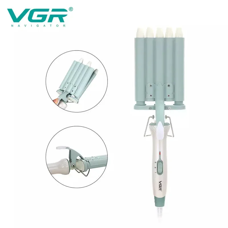 VGR V597, Professional Wavy Hair 5 Barrels Curling Iron β photo 8