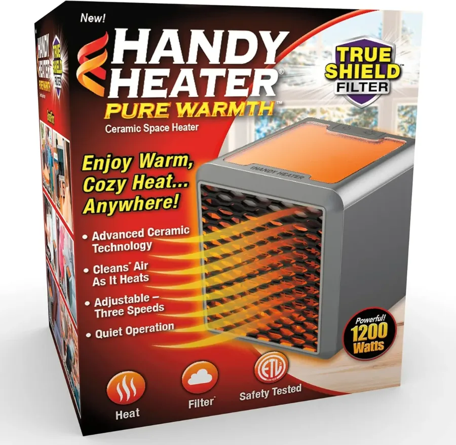 Handy Heater Pure Warmth Ceramic 1200W β photo 6