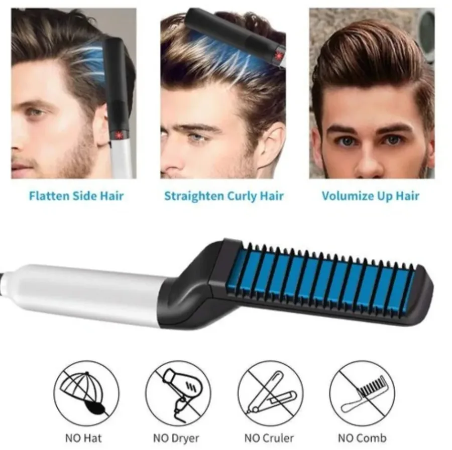 10W Electric Beard Hair Straightener With Ceramic Heating Plate β photo 4