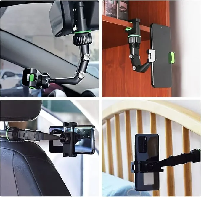 Multifunctional Car Phone Holder Mount, Rearview Mirror Phone Holder for Car, 360 Degree Rotatable — photo 8