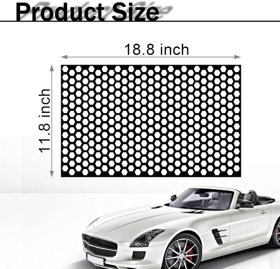 Universal Car Rear Tail Light Lamp Stickers Honeycomb — photo 6