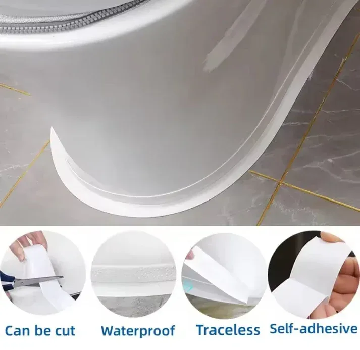 Bath Sealing Tape Waterproof Caulk Strip 3.2m β photo 3