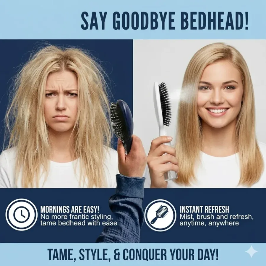 2-in-1 Spray Hair Brush — photo 2