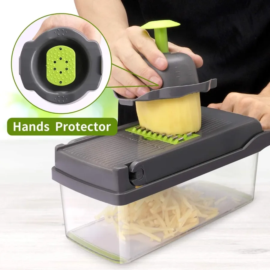 Multifunctional Vegetable Cutter Food Cutter Potato Cutter, Egg Separator Slicer β photo 7